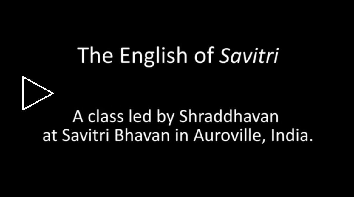 English of Savitri